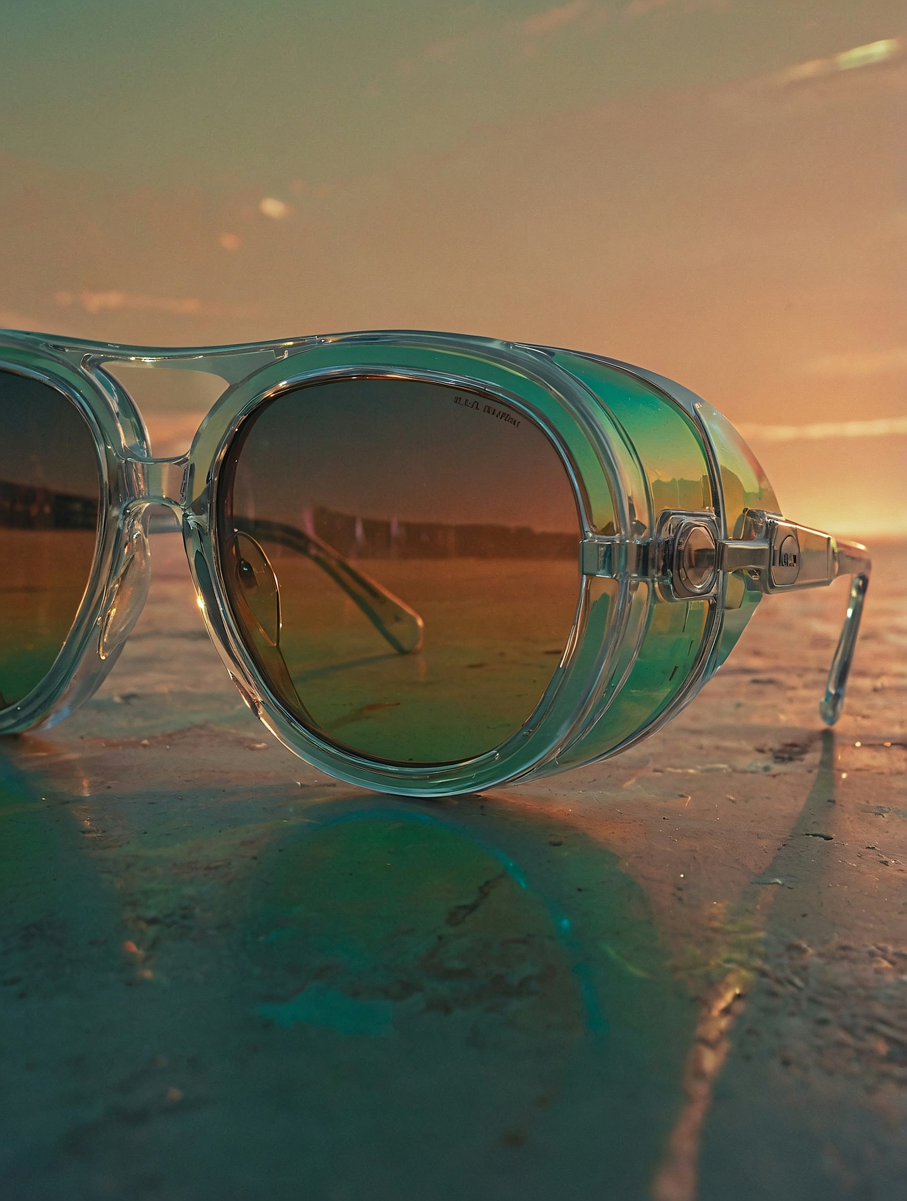 Solstice sunglasses in Iridescent Teal