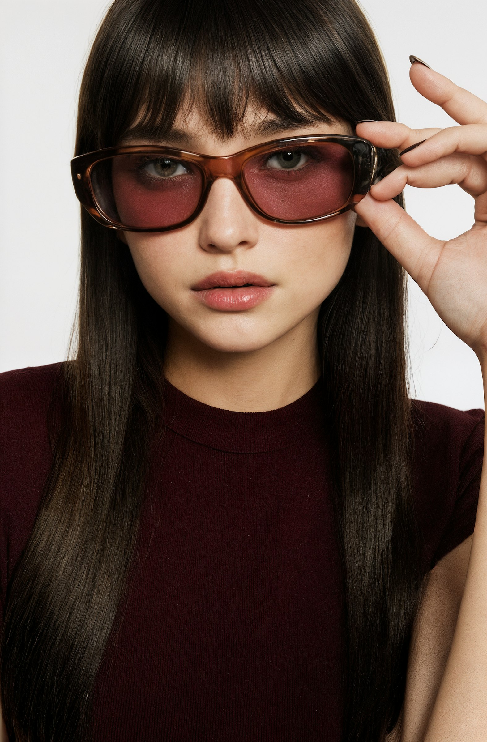 Editorial portrait wearing sunglasses