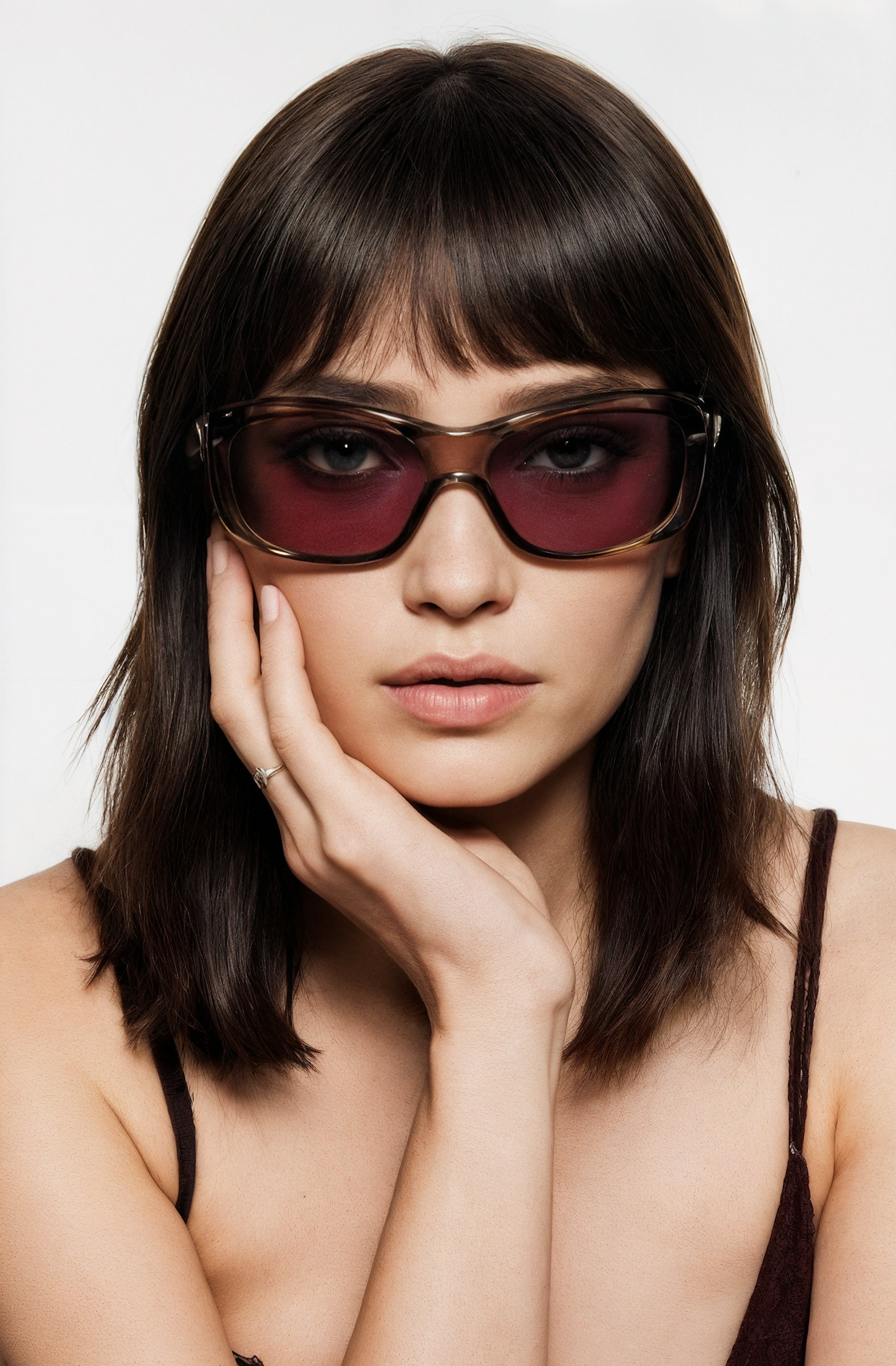 Editorial portrait wearing sunglasses